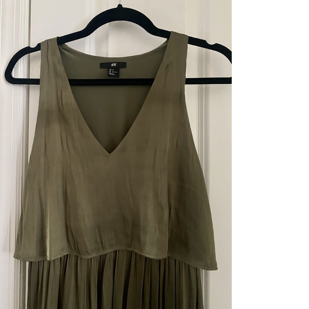 H&M Gold/Bronze Maxi Dress (Size 6 US) - Picture 2 of 7